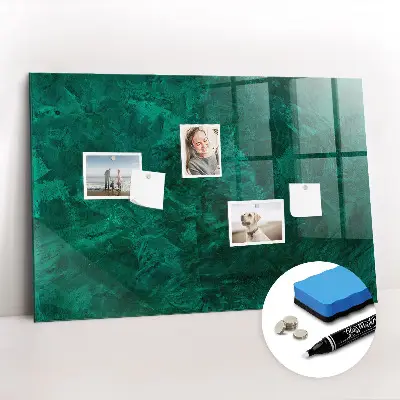 Beschreibbare magnettafel küche Smaragdwand