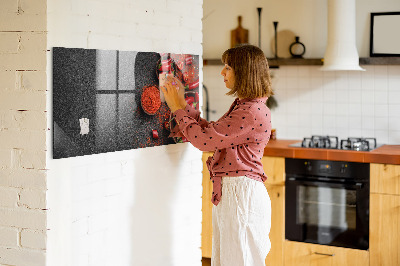 Beschreibbare magnettafel küche Rote Paprika