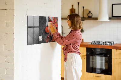 Beschreibbare magnettafel küche Rote Paprika