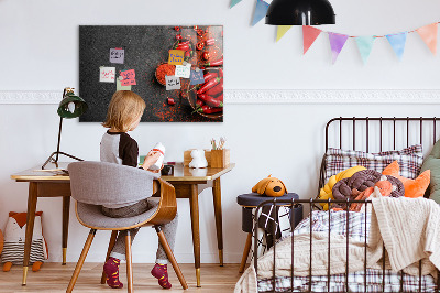 Beschreibbare magnettafel küche Rote Paprika