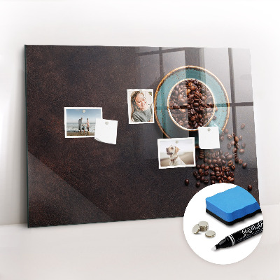 Beschreibbare magnettafel küche Eine Tasse Kaffee