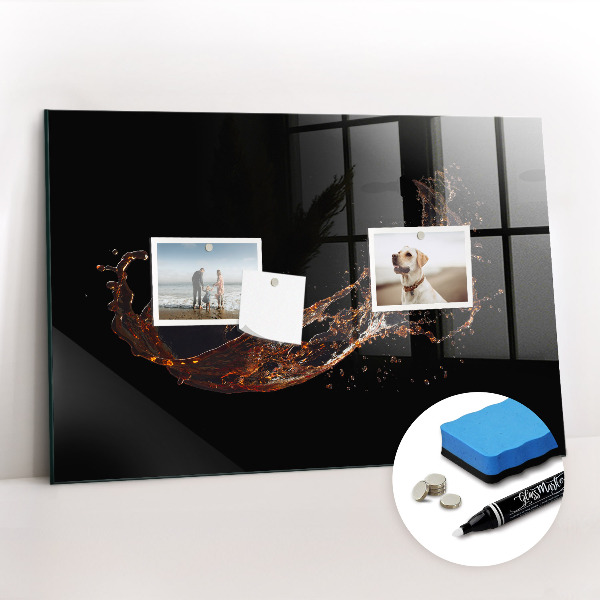Schreib magnettafel Verschüttetes Getränk