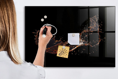 Schreib magnettafel Verschüttetes Getränk