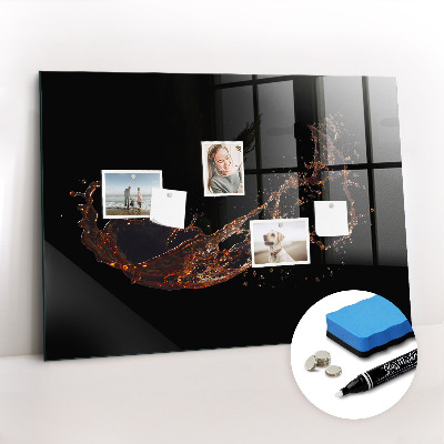 Schreib magnettafel Verschüttetes Getränk