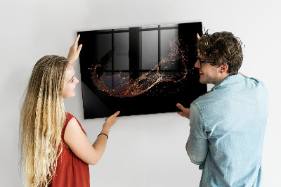 Schreib magnettafel Verschüttetes Getränk