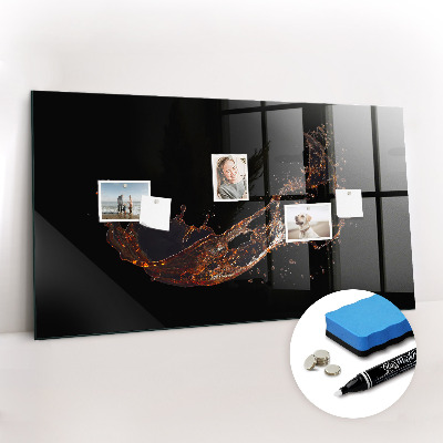 Schreib magnettafel Verschüttetes Getränk