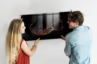 Schreib magnettafel Verschüttetes Getränk