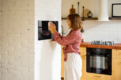 Magnetische, trocken abwischbare Tafel Verschüttetes Getränk