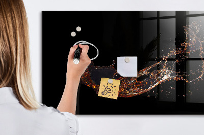 Schreib magnettafel Verschüttetes Getränk