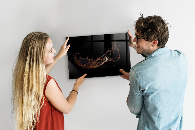 Schreib magnettafel Verschüttetes Getränk