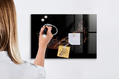 Schreib magnettafel Verschüttetes Getränk