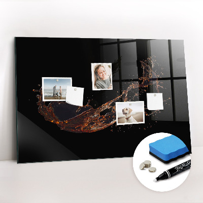 Schreib magnettafel Verschüttetes Getränk