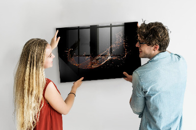 Schreib magnettafel Verschüttetes Getränk