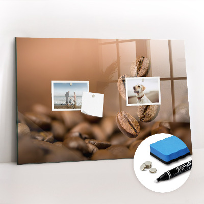 Beschreibbare magnettafel küche Kaffeebohnen