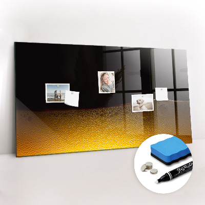 Beschreibbare magnettafel küche Orangensaft