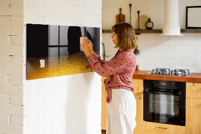 Magnettafel mit Magneten Orangensaft