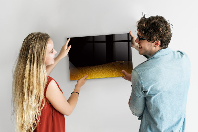 Beschreibbare magnettafel küche Orangensaft