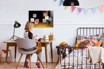 Beschreibbare magnettafel küche Orangensaft