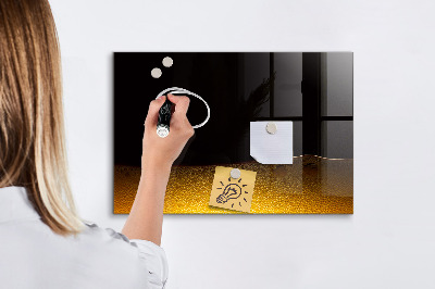 Beschreibbare magnettafel küche Orangensaft