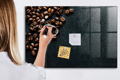 Schreib magnettafel Kaffeebohnen