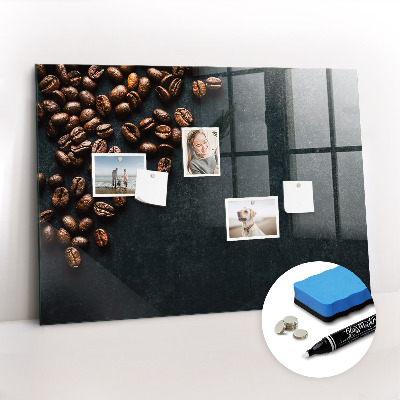 Schreib magnettafel Kaffeebohnen
