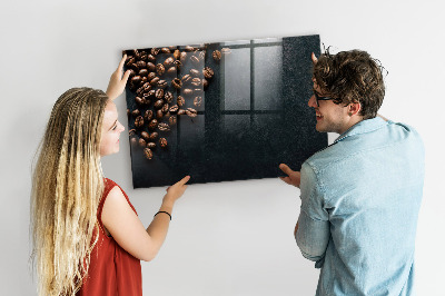 Schreib magnettafel Kaffeebohnen