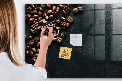 Schreib magnettafel Kaffeebohnen