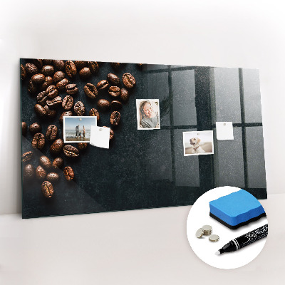 Schreib magnettafel Kaffeebohnen