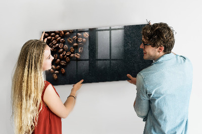 Schreib magnettafel Kaffeebohnen