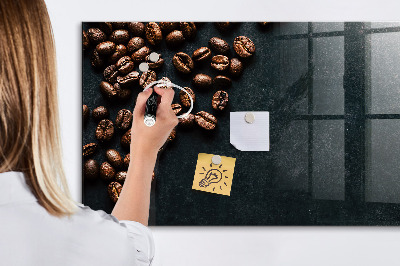 Schreib magnettafel Kaffeebohnen