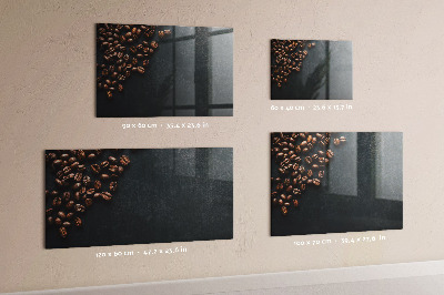 Schreib magnettafel Kaffeebohnen