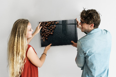 Schreib magnettafel Kaffeebohnen