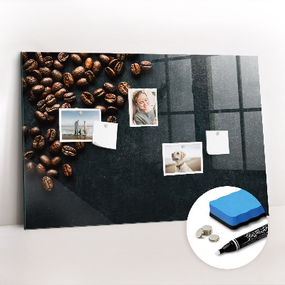 Schreib magnettafel Kaffeebohnen