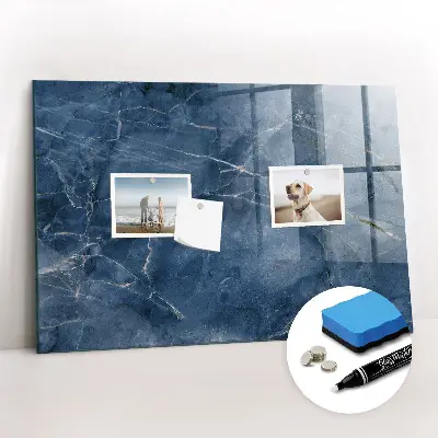 Beschreibbare magnettafel küche Eleganter Marmor