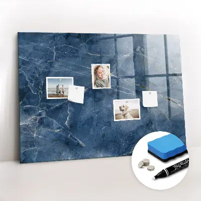 Beschreibbare magnettafel küche Eleganter Marmor
