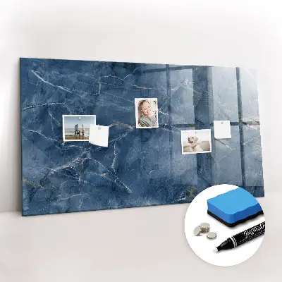 Beschreibbare magnettafel küche Eleganter Marmor