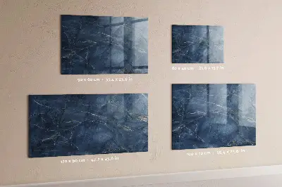 Beschreibbare magnettafel küche Eleganter Marmor