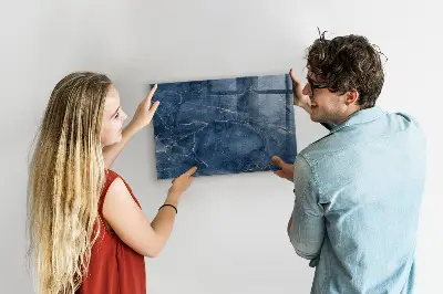 Beschreibbare magnettafel küche Eleganter Marmor