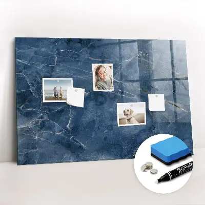 Beschreibbare magnettafel küche Eleganter Marmor