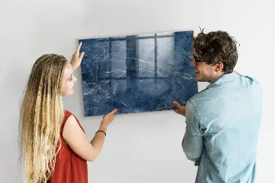 Beschreibbare magnettafel küche Eleganter Marmor