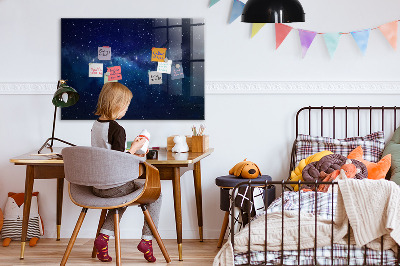 Magnetische, trocken abwischbare Tafel Dunkle Himmelssterne