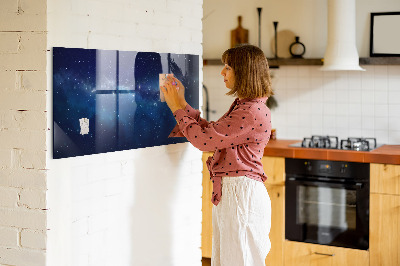 Magnetische, trocken abwischbare Tafel Dunkle Himmelssterne