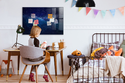 Magnetische, trocken abwischbare Tafel Dunkle Himmelssterne