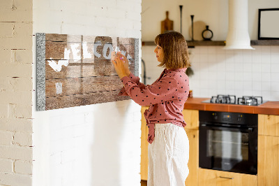 Schreib magnettafel Willkommenstafel