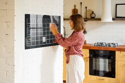 Magnettafel Unterrichtsplan