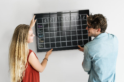 Magnettafel Unterrichtsplan