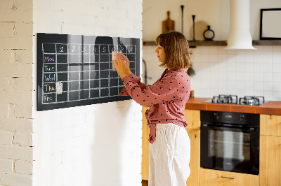 Magnettafel Unterrichtsplan