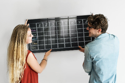 Magnettafel Unterrichtsplan