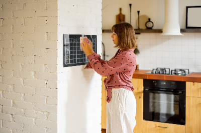 Magnettafel Unterrichtsplan