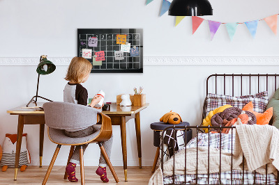 Magnettafel Unterrichtsplan